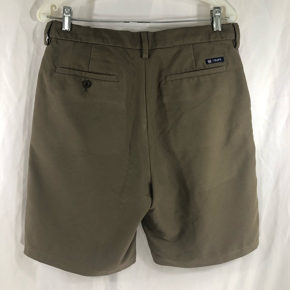 Chaps Flat Front Hidden Stretch Waist Shorts - Picture 3 of 8